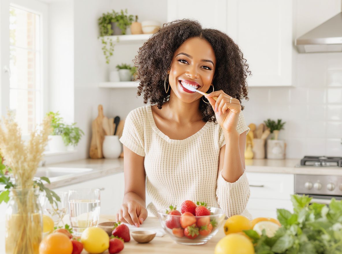 A helyes táplálkozás kulcsfontosságú a szép mosolyhoz.