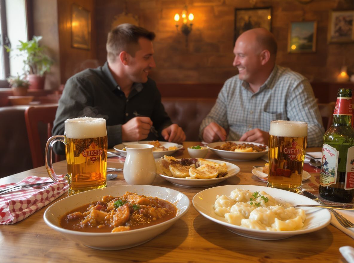 Csehország híres a sörfesztiváljairól és hagyományos ételeiről.