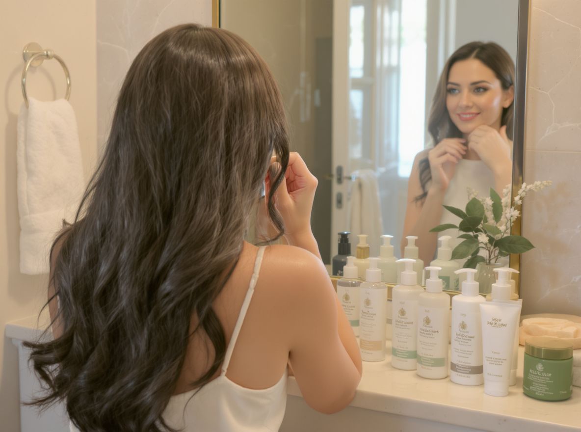 A természetes olajok segítik a haj fényének megőrzését.