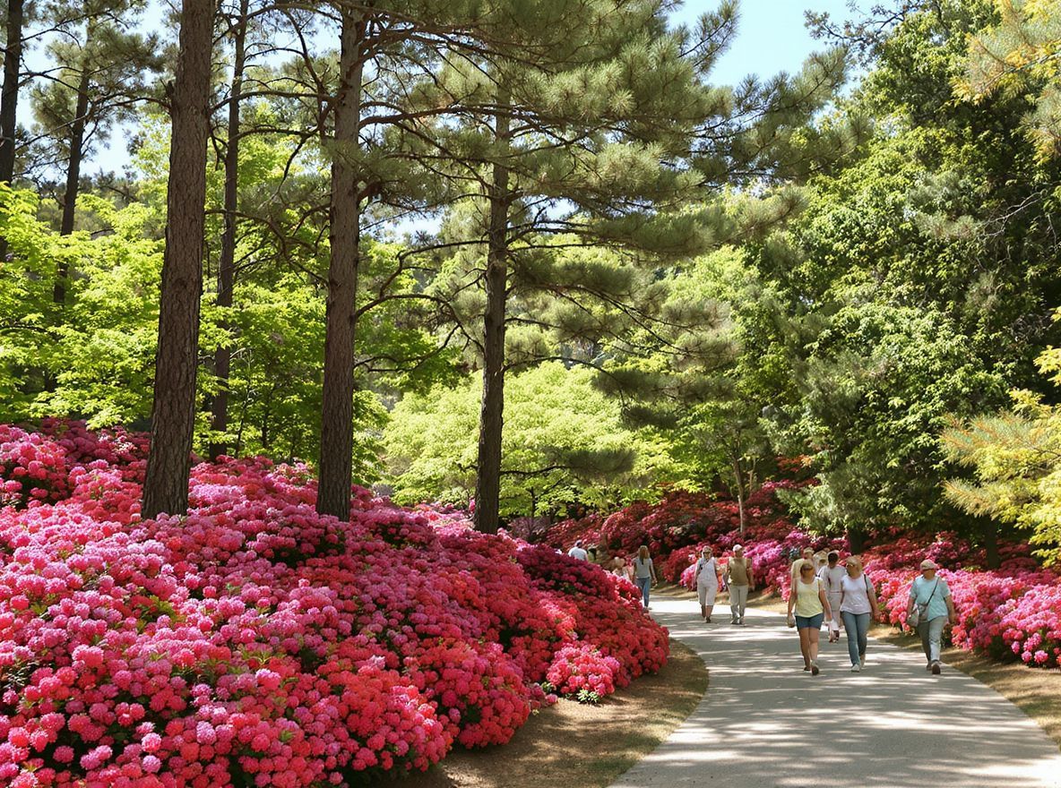 A Kámoni Arborétum ritka növényfajok védelmére is élenjár.