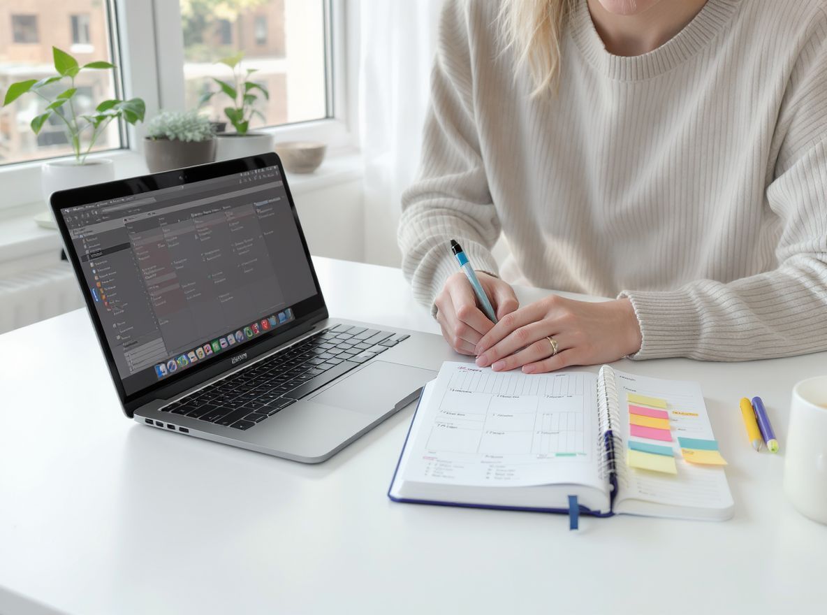 A digitális és papír tervezők kombinációja fokozza a hatékonyságot.
