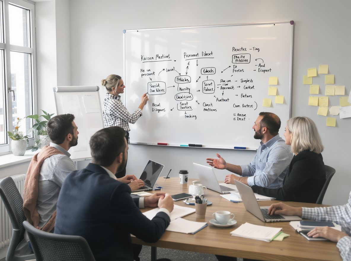 A Kaizen segít a folyamatos fejlődés és hatékonyság elérésében.