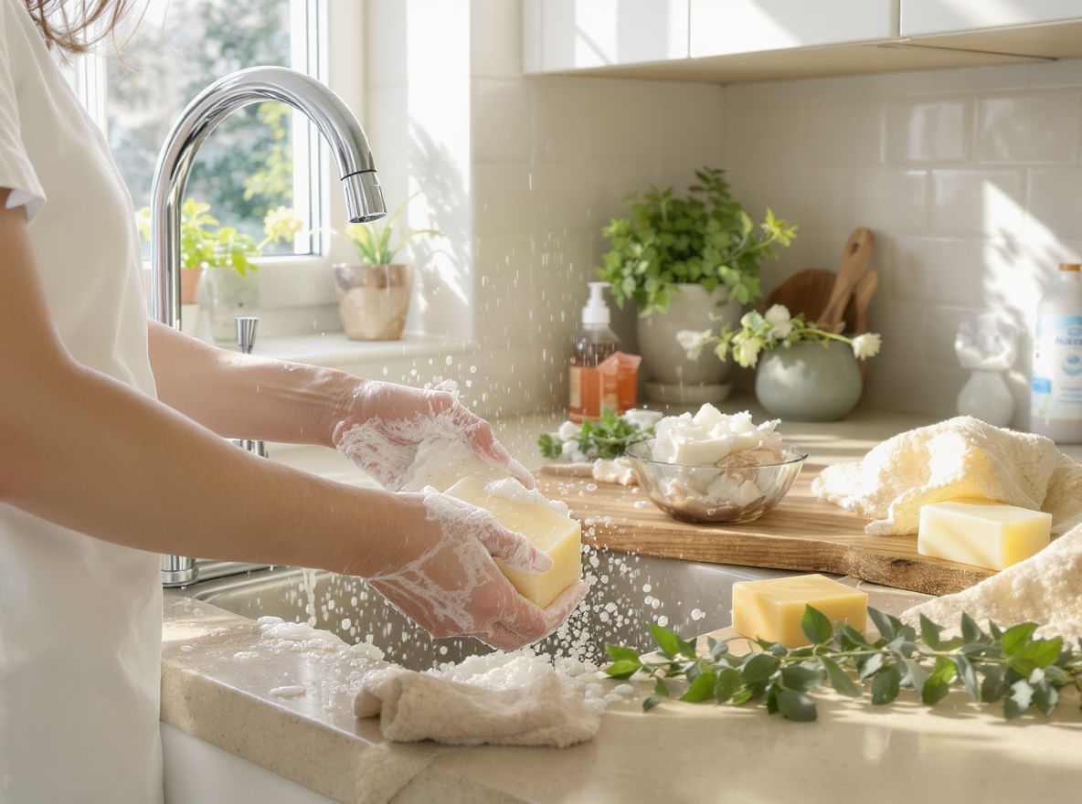 A marseille-i szappan környezetbarát alternatíva mindennapi használatra.