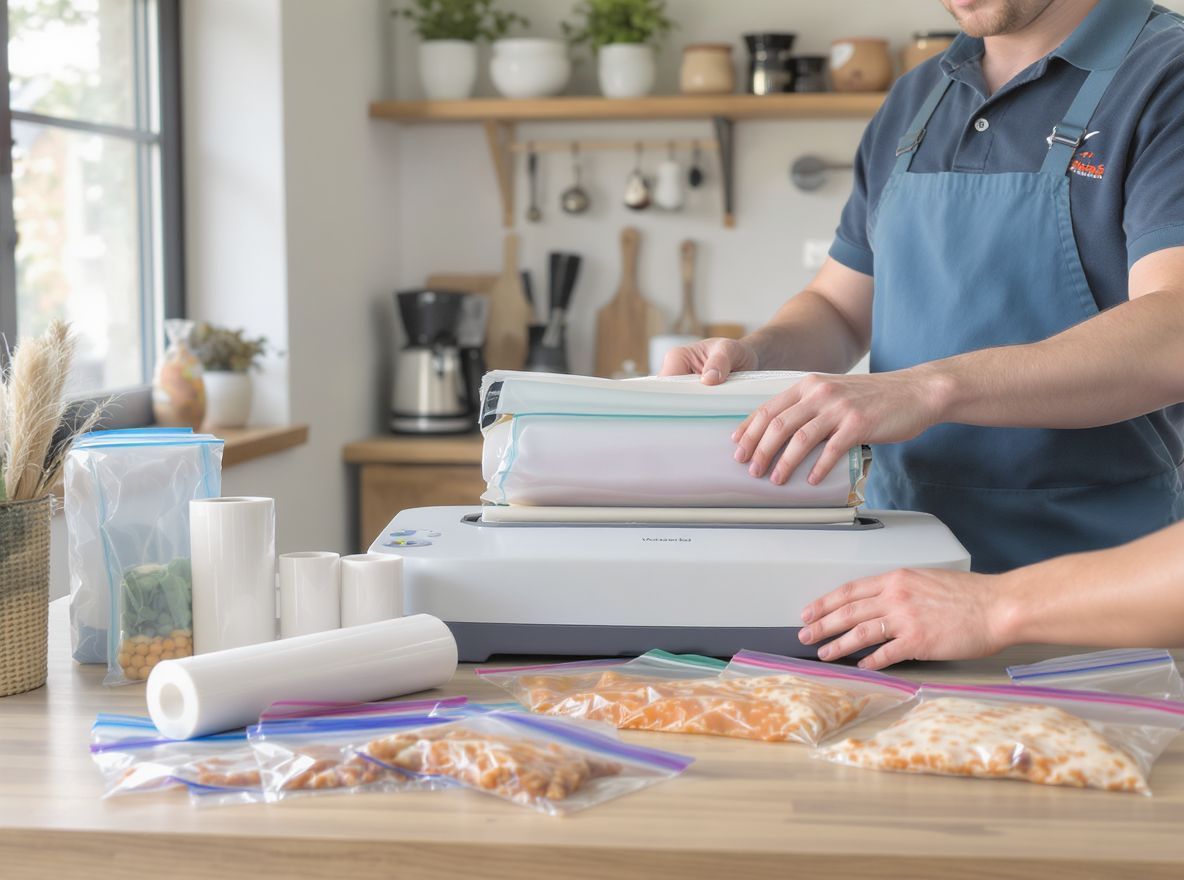 A minőségi tasakok hosszabb élelmiszer-frissességet garantálnak!