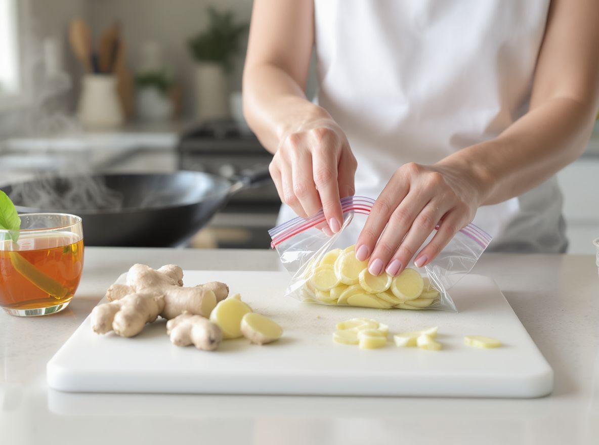 A fagyasztott szeletek gyorsan felhasználhatók ízletes ételekhez.