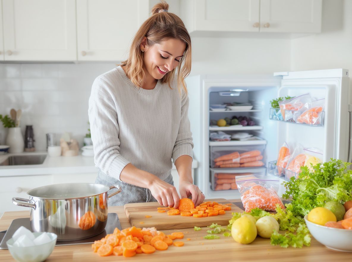 A fagyasztás csökkenti az élelmiszer-pazarlást és költségeket.