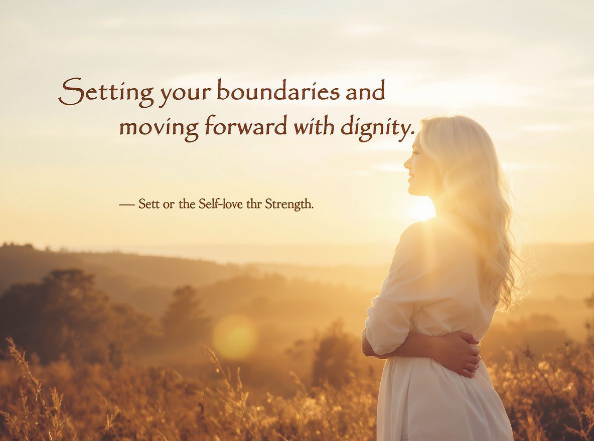 Az önszeretet határozott határokat von az egészséges kapcsolatokért.