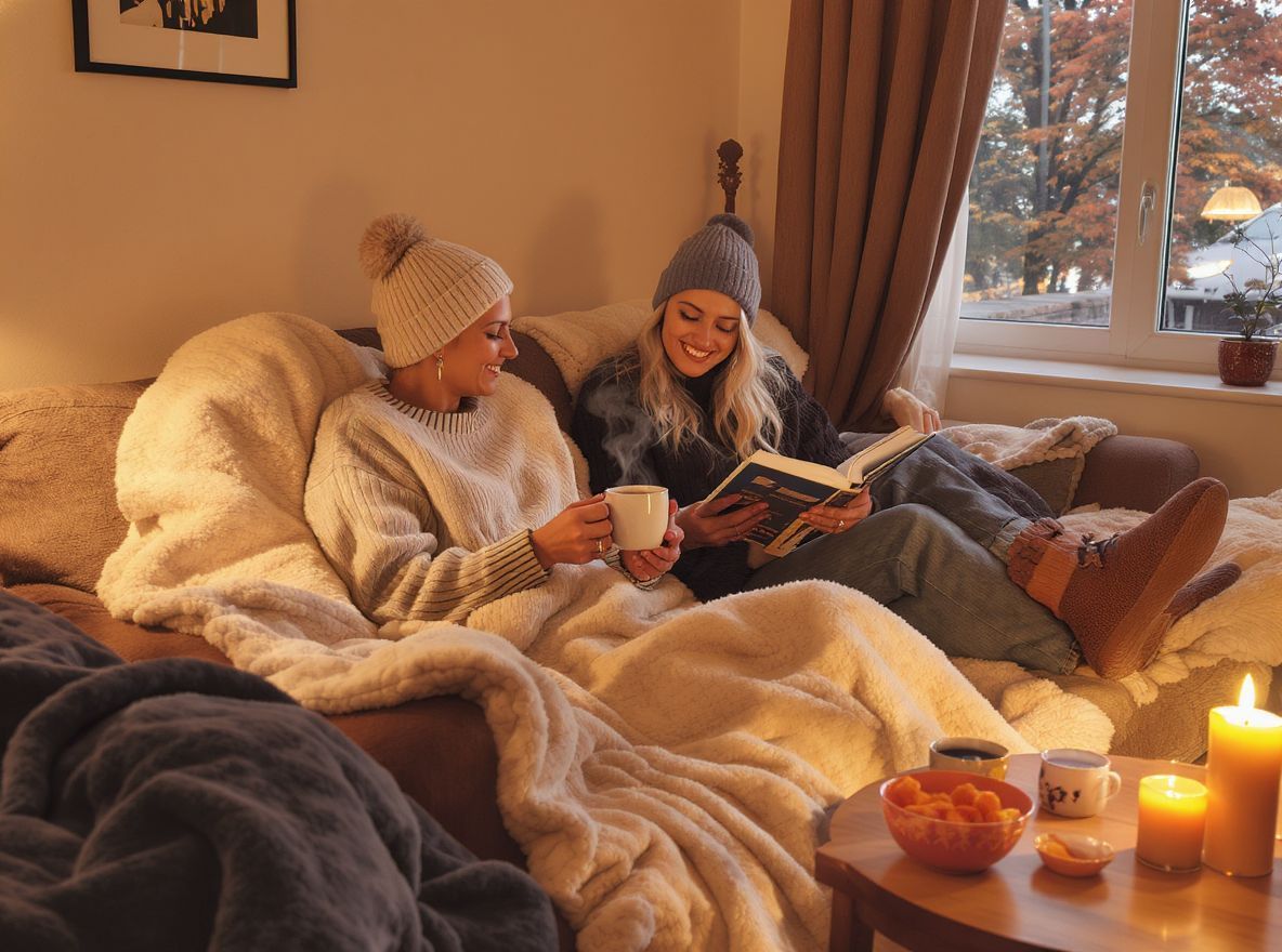 A meleg ital és egy jó könyv tökéletes hygge élmény.