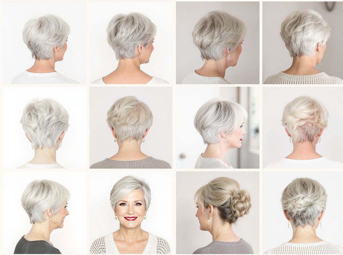 60 felett a réteges vágások optikailag fiatalítanak.