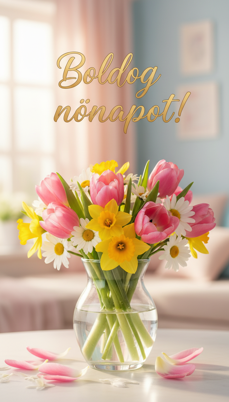 nőnapi virágos üdvözlő képek