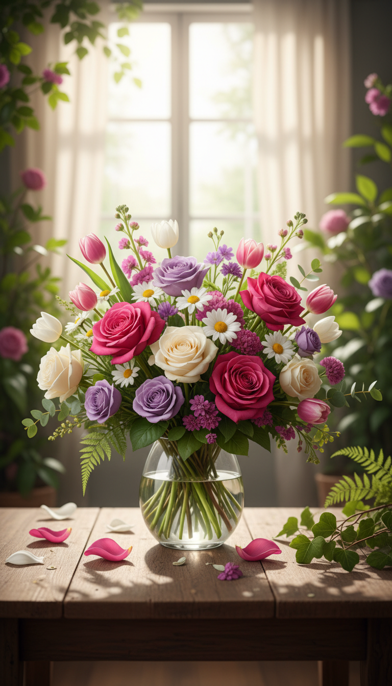 virágos nőnapi képek