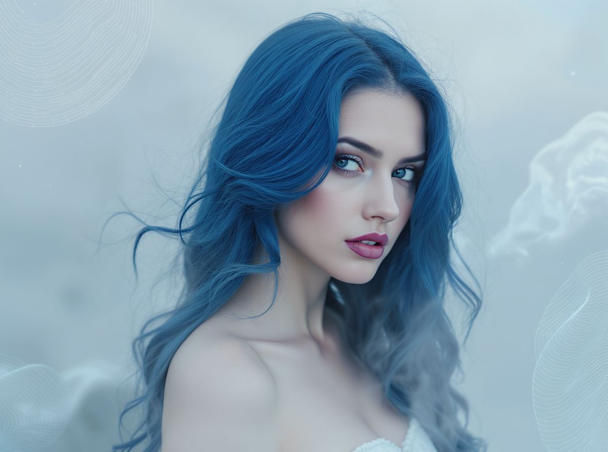 A mély óceánkék a misztikus stílus új királynője.