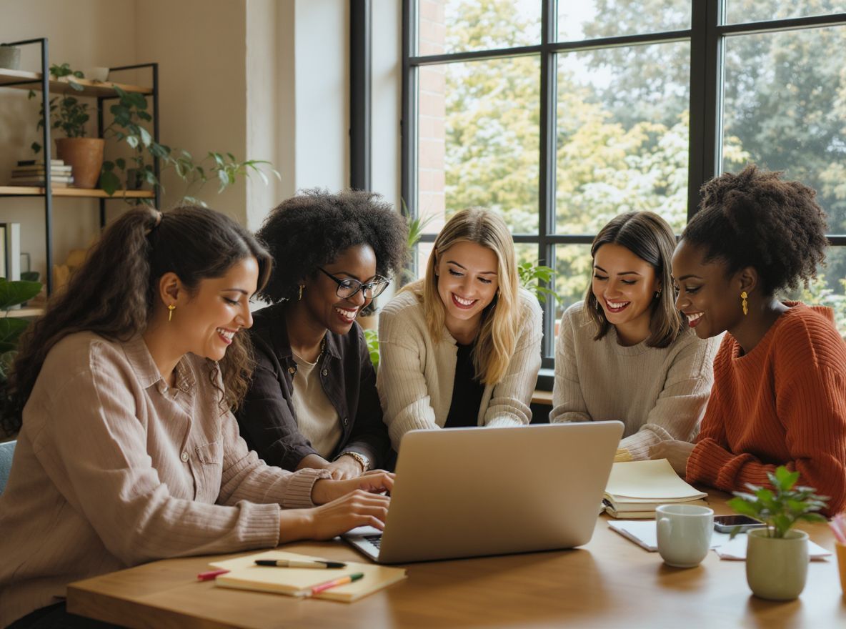 A digitális közösségek női összefogást és támogatást nyújtanak.