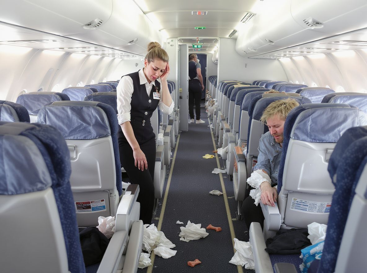 A higiéniai kihívások fokozzák a légiutas-kísérők stresszét.