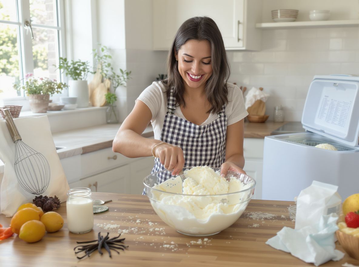 A tojásos alapú vanília fagylalt krémes állagot biztosít.