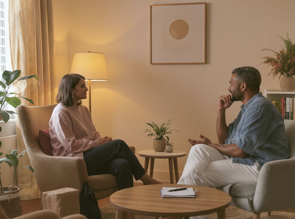 A pszichológus segít felfedni a valódi érzelmeket.