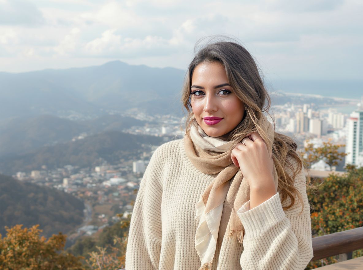 A pulóver a stílusos megjelenés alapja kiegészítőkkel.