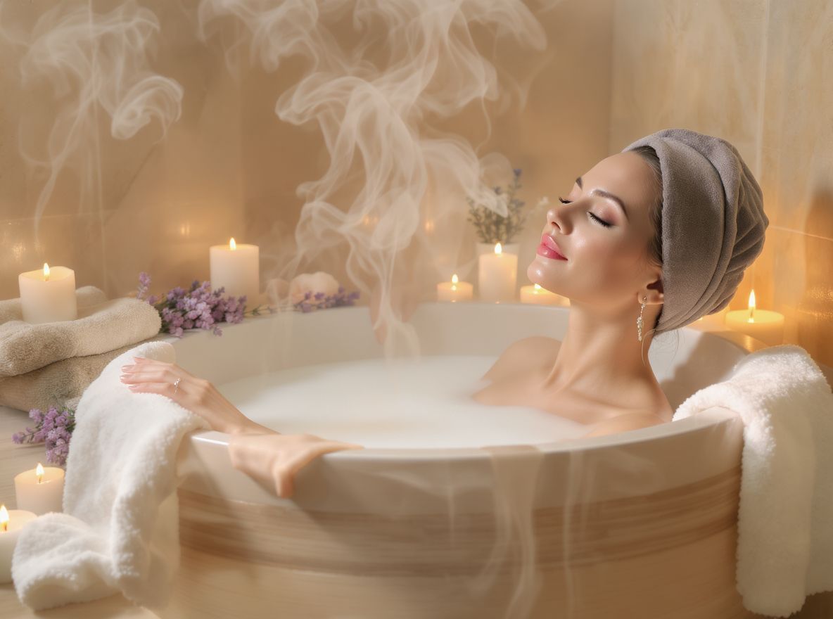 A tejfürdő tápanyagai javítják a bőr hidratáltságát.