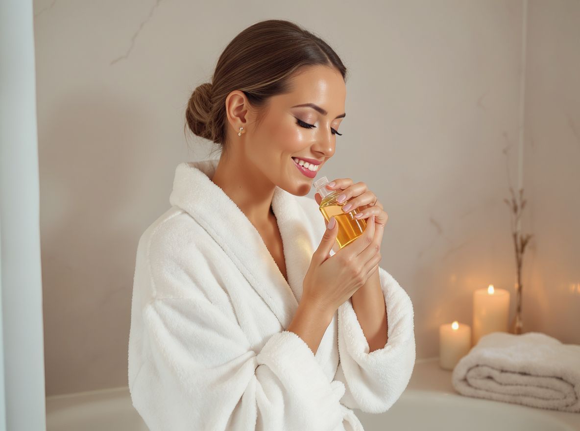 A testolajok ritmusos masszázsa fokozza a relaxációt.