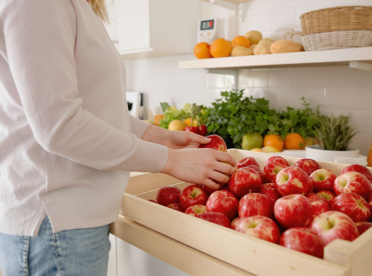 A tárolás során csökken az alma vitamin- és rosttartalma.