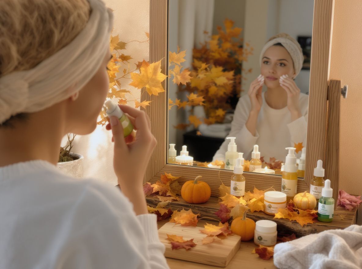 Az őszi bőrápolás magában foglalja a tápláló olajokat.