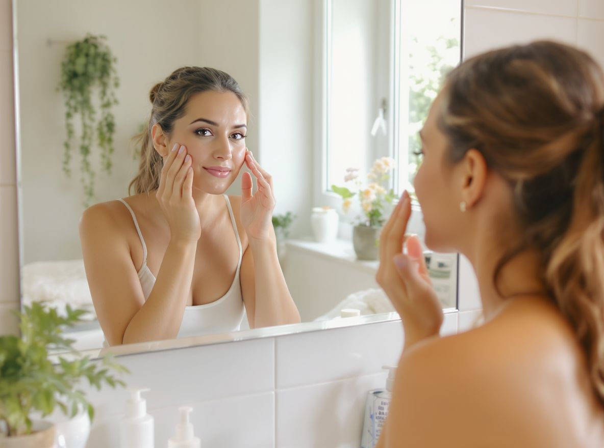 Az egészséges életmód javítja a bőr hidratáltságát.