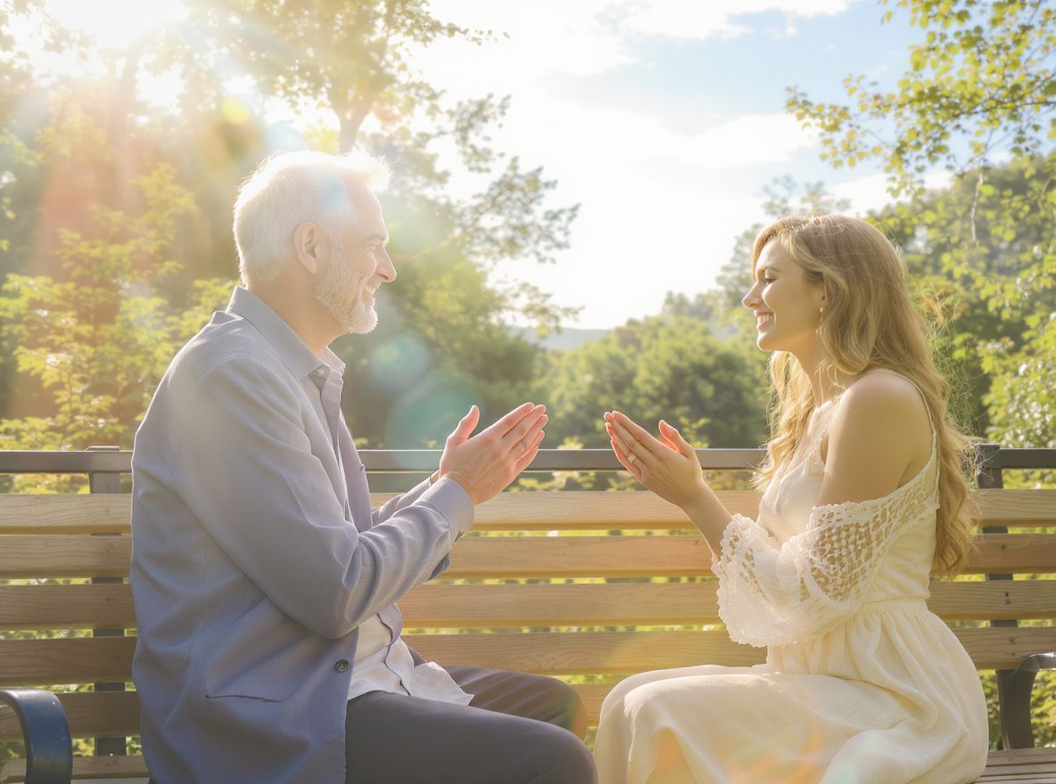 A nyitott tenyerek a bizalom és elfogadás jelképei.