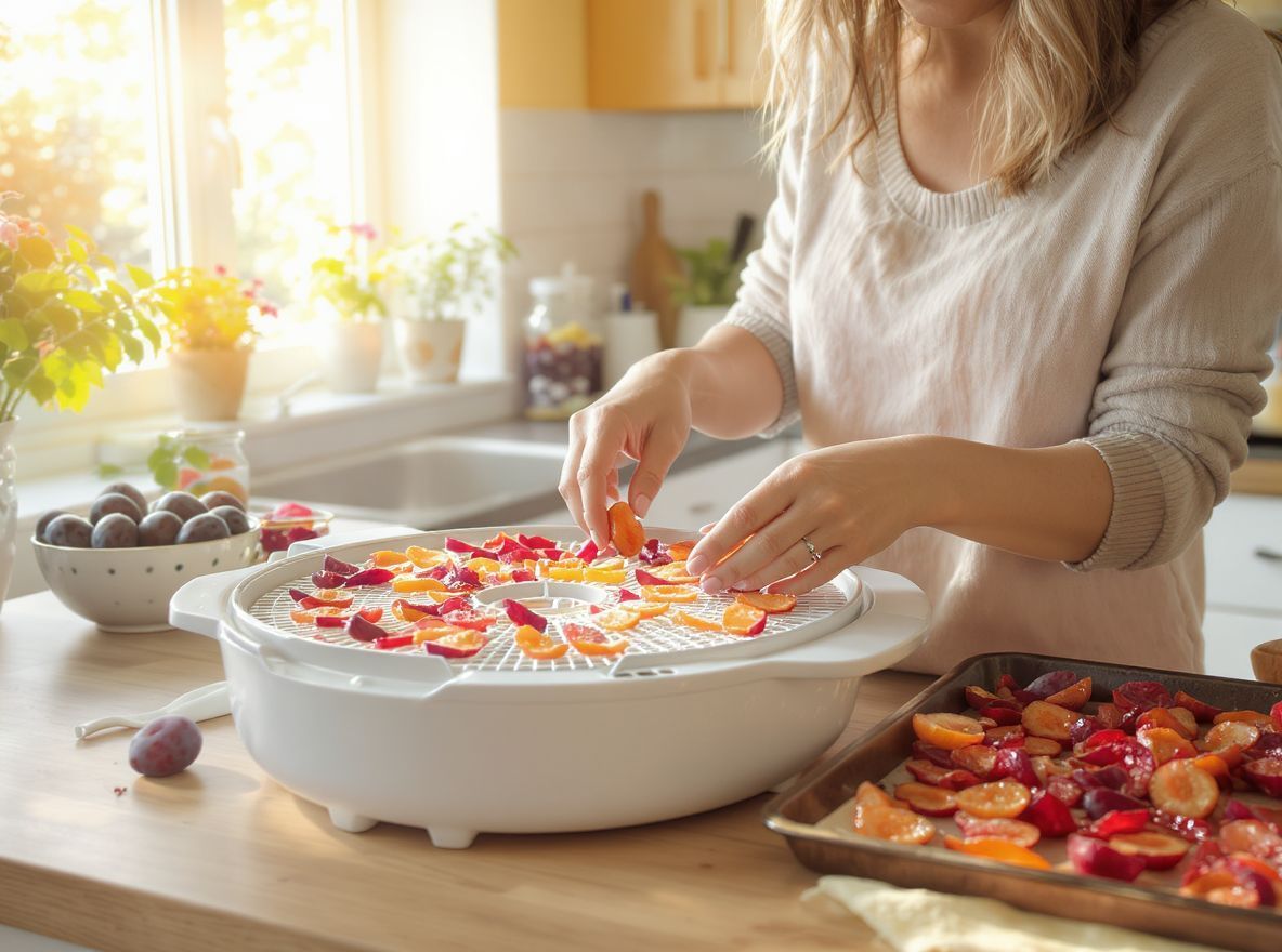 Cukor nélküli aszalás egészséges alternatíva a gyümölcsök tartósítására.
