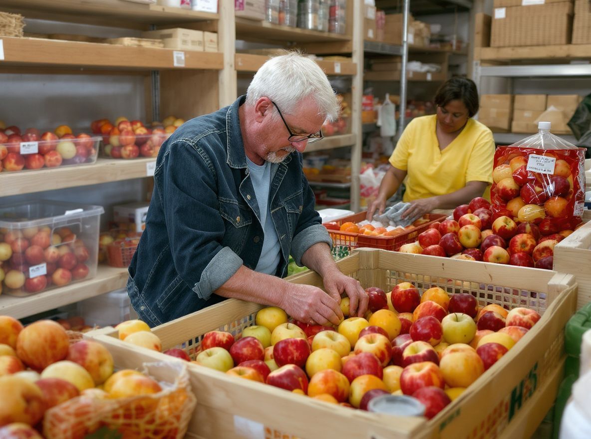 Az almak válogatása és mosása meghosszabbítja a frissességüket.