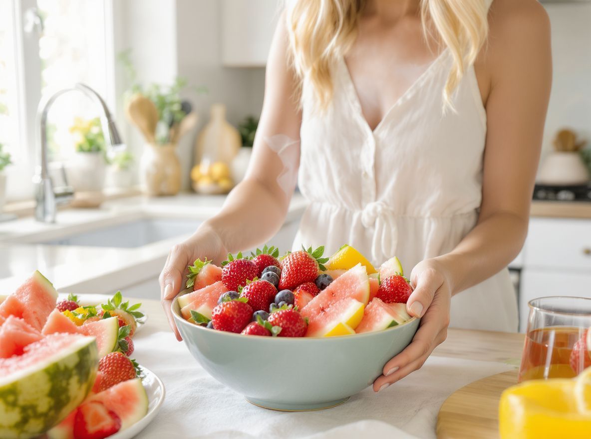 A gyümölcsök vitaminokkal töltik fel a nyári napokat.