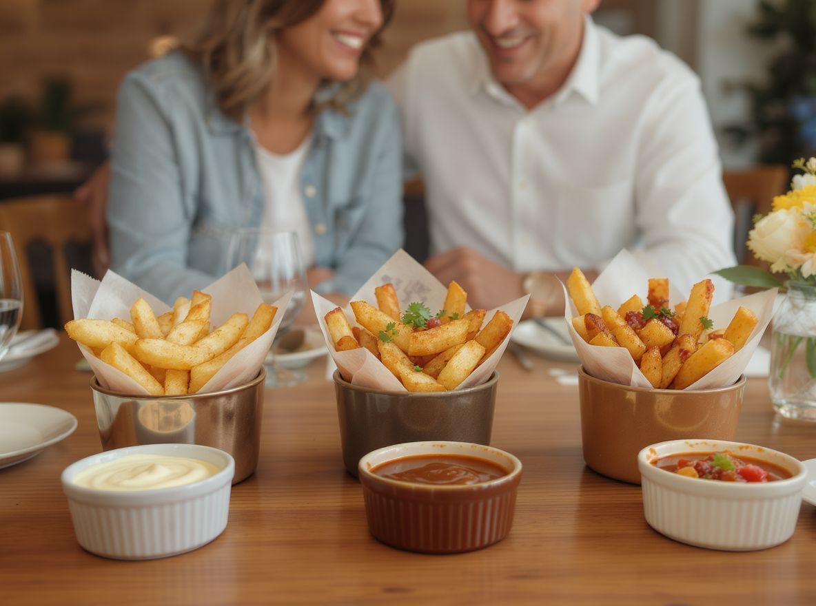 A mártások kiemelik a sült krumpli ízét!