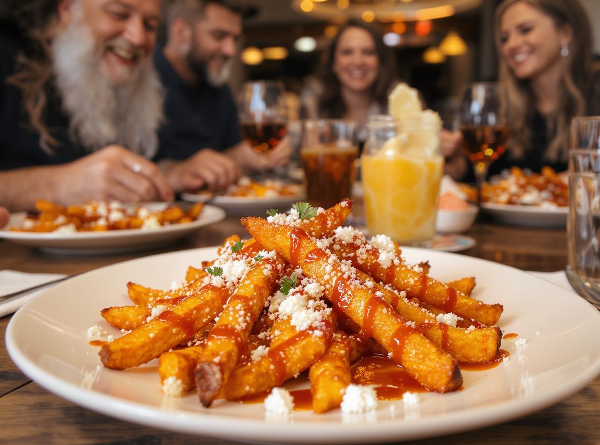 A mézes-chilis máz kiemeli az édesburgonya ízét.