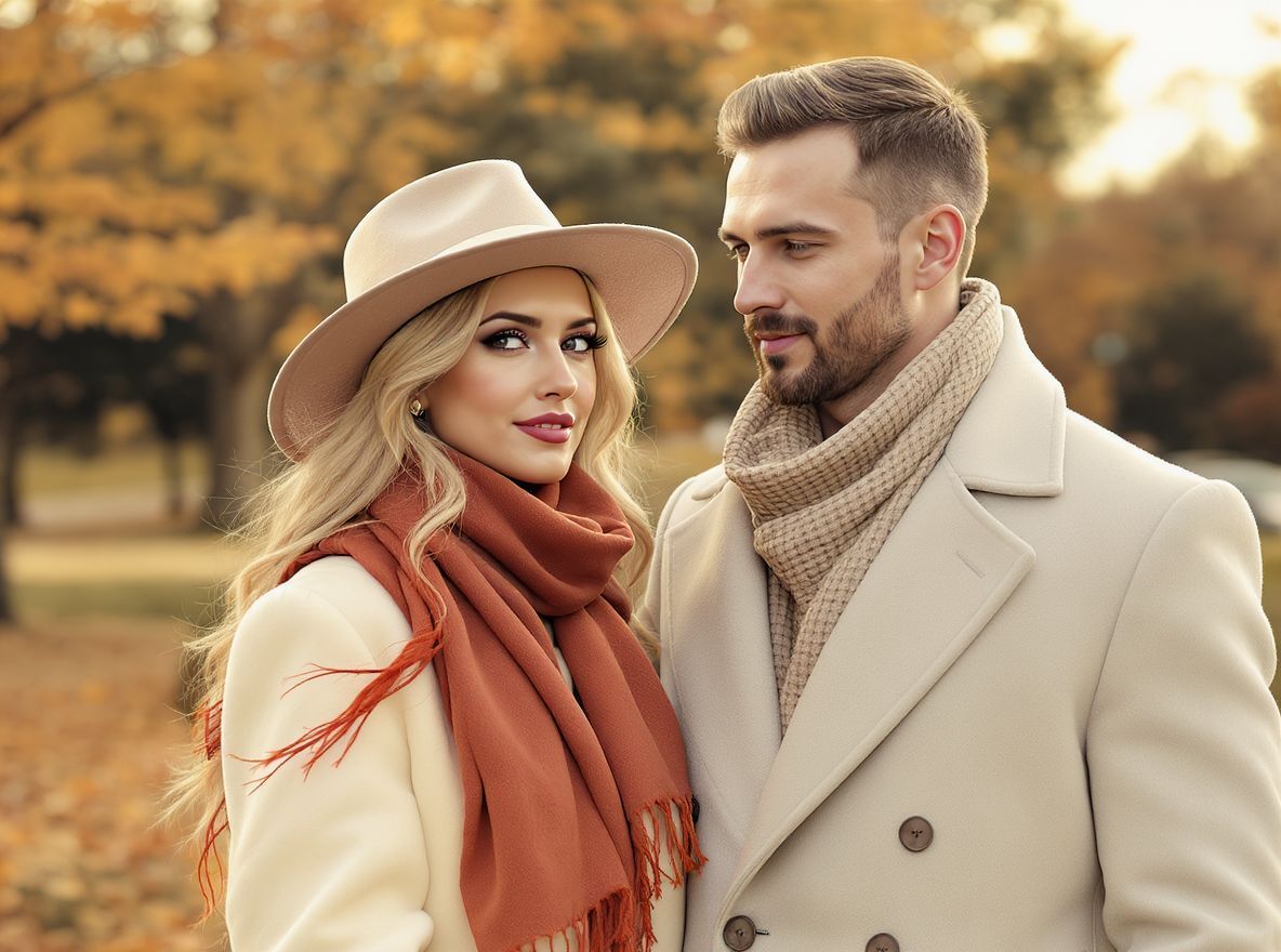 A sálak és kalapok varázslatosan fokozzák az eleganciát.