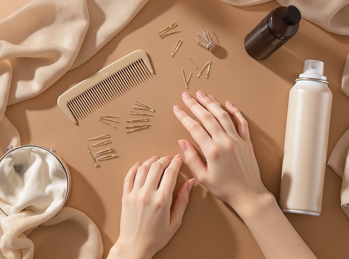 A jó hajgumi és csatok elengedhetetlenek a kontyhoz.