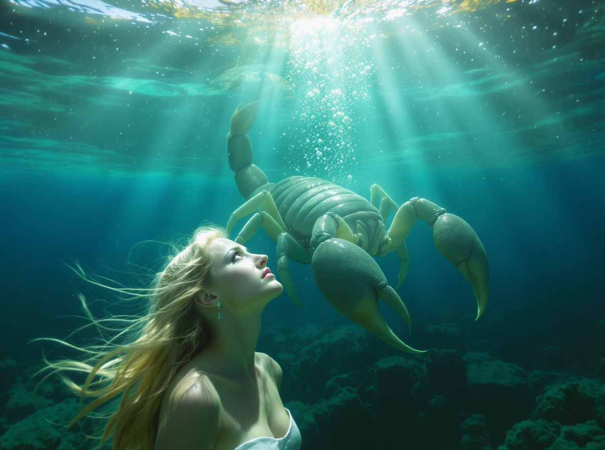 A Skorpió a mély érzelmekből erőt merít az újjászületéshez.