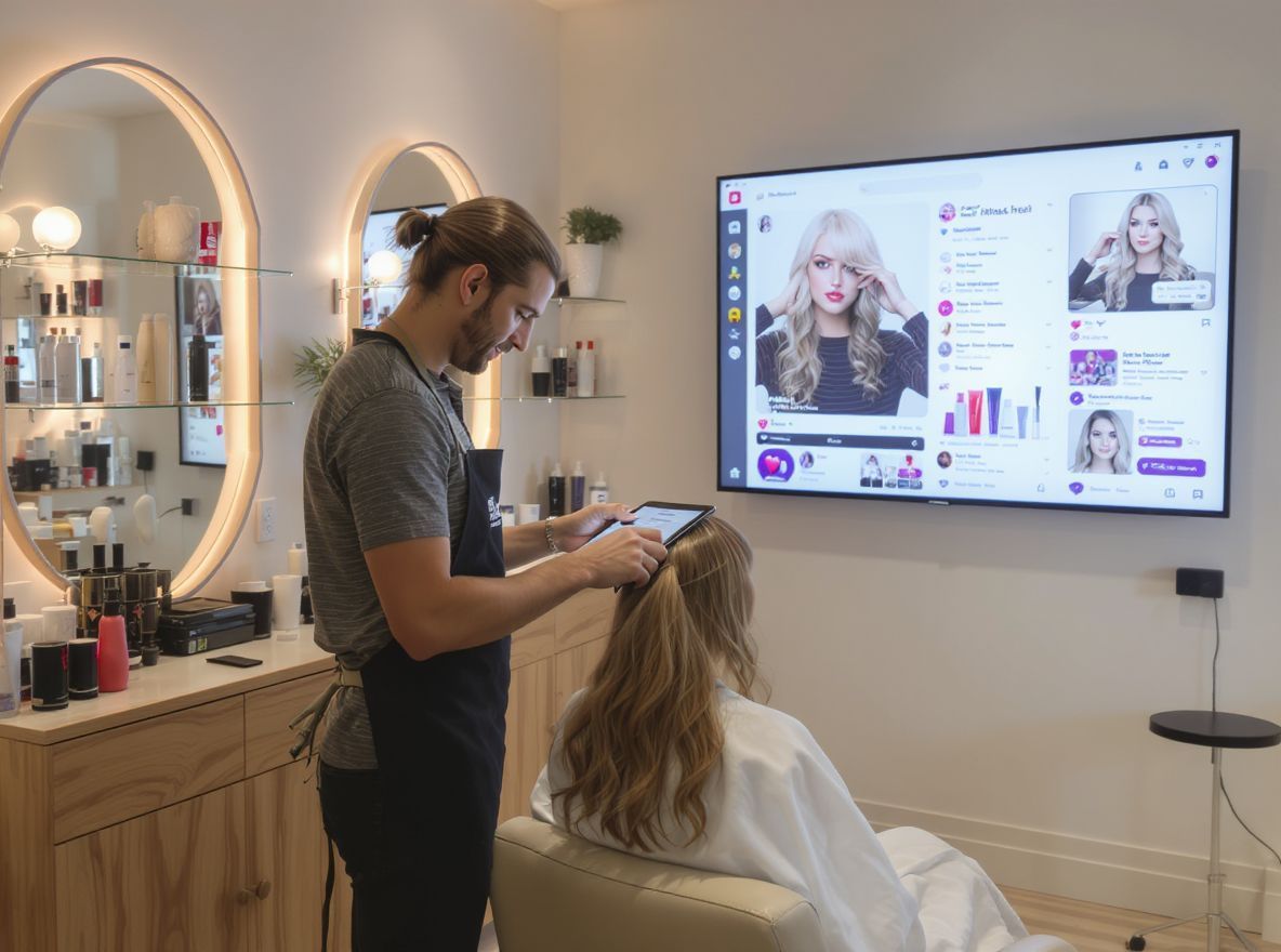 A digitális marketing növeli a fodrászszalon láthatóságát online.