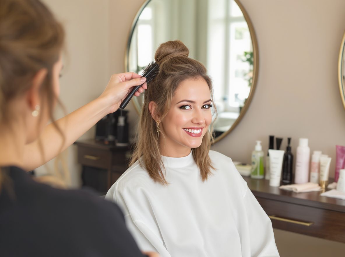 A haj hidratáltsága elengedhetetlen a francia kontyhoz.