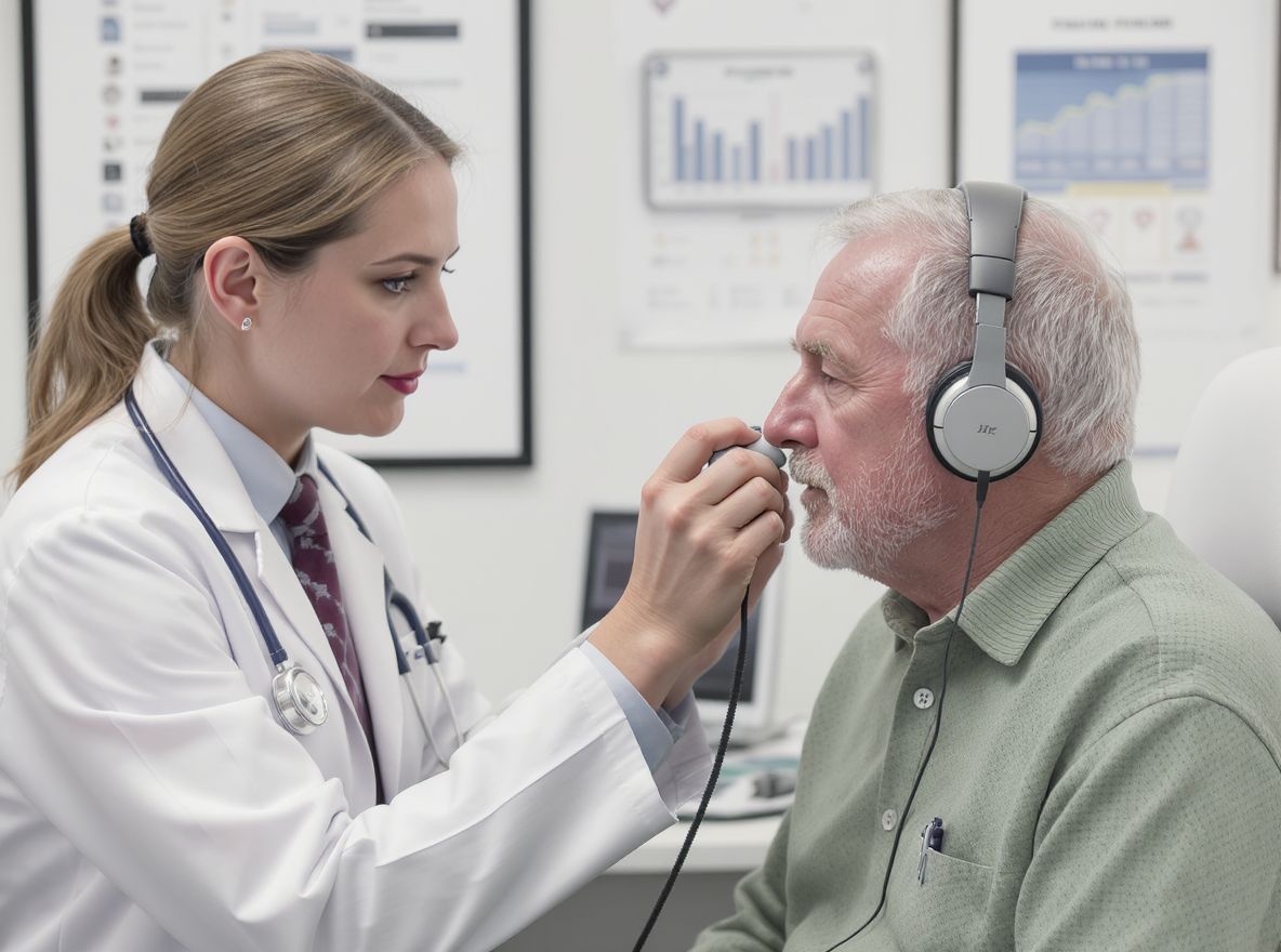A hallásvizsgálat segít a korai problémák felismerésében.
