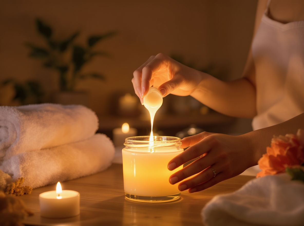 Masszázsgyertya használata: olvaszd meg, majd masszírozz vele!