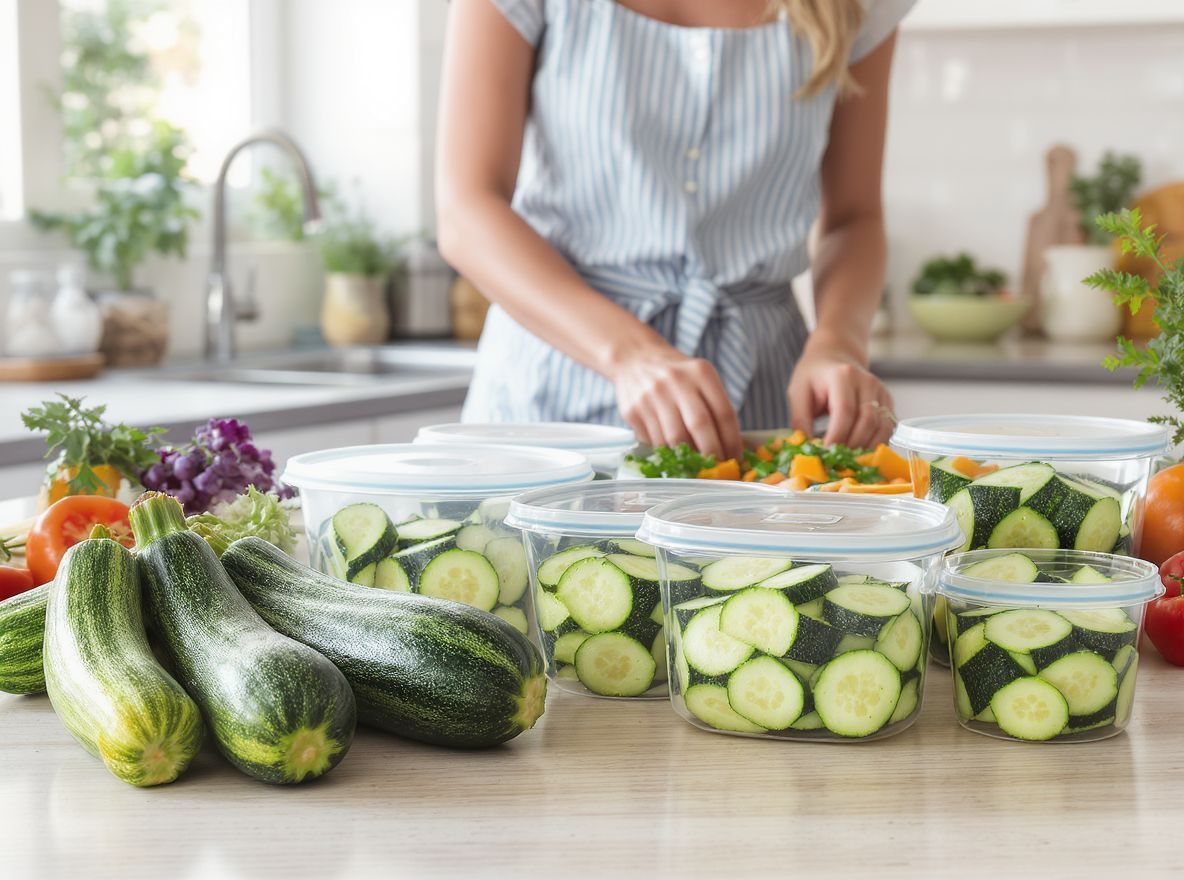 A cukkini alacsony kalóriatartalmú, de gazdag vitaminokban.