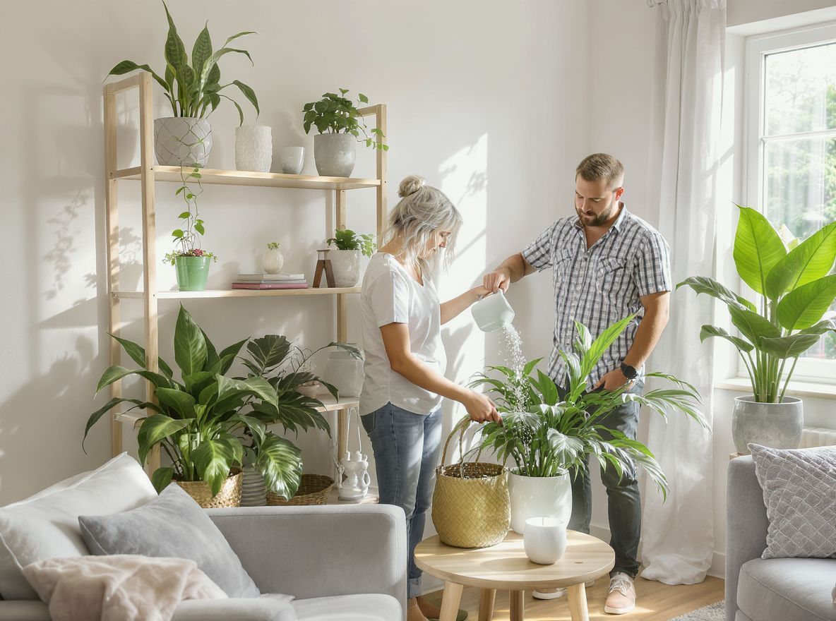 Rendszeres locsolás és napfény segíti a növekedést.