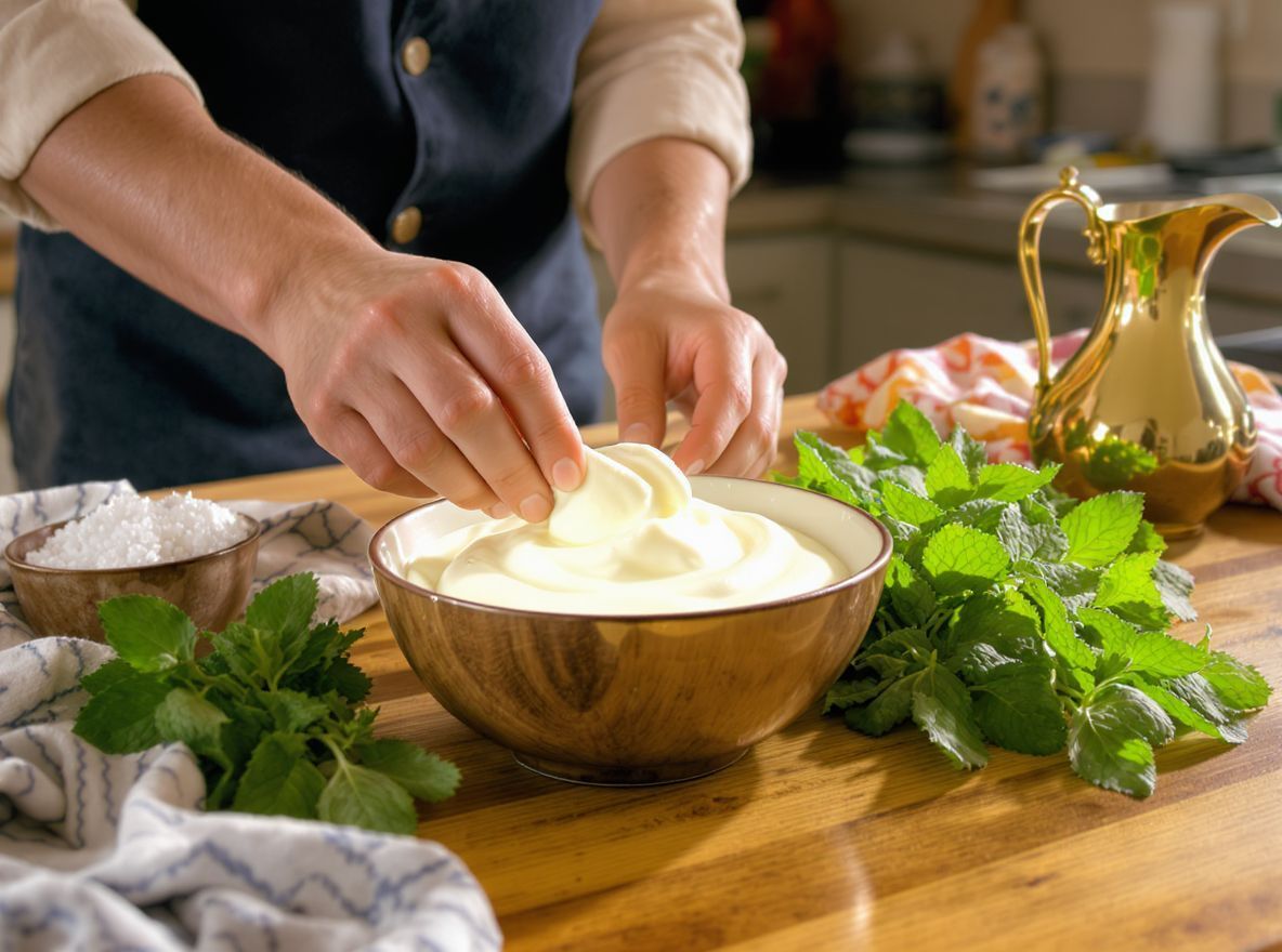 A joghurt és a víz aránya kulcsfontosságú az ayranban.