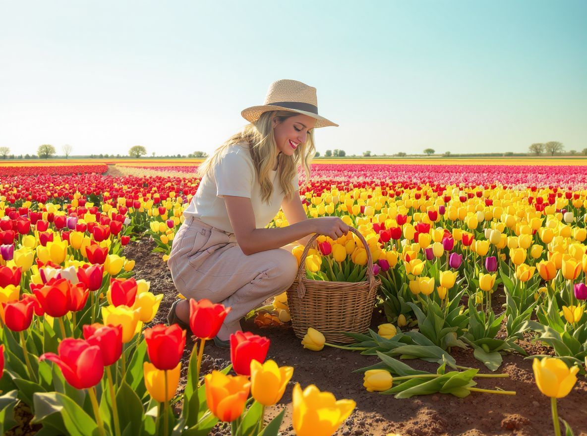 A tulipánt óvatosan, a gyökérnél fogva szedd!