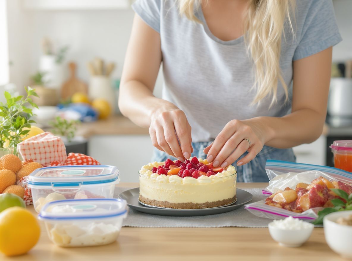 A sajttorta hosszabb ideig friss marad, ha légmentesen tároljuk.