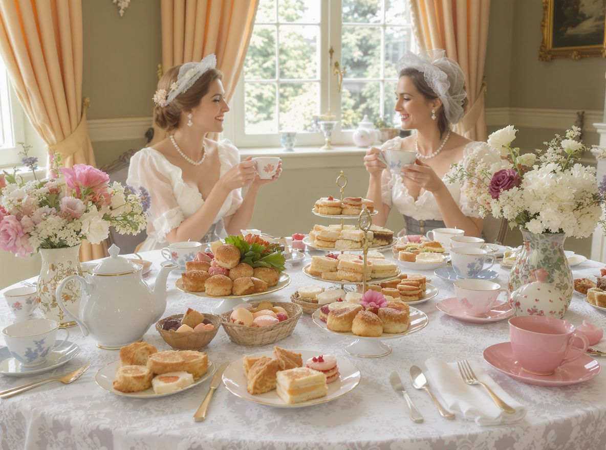 A Bridgerton tea asztalán a virágzó ízek találkoznak.