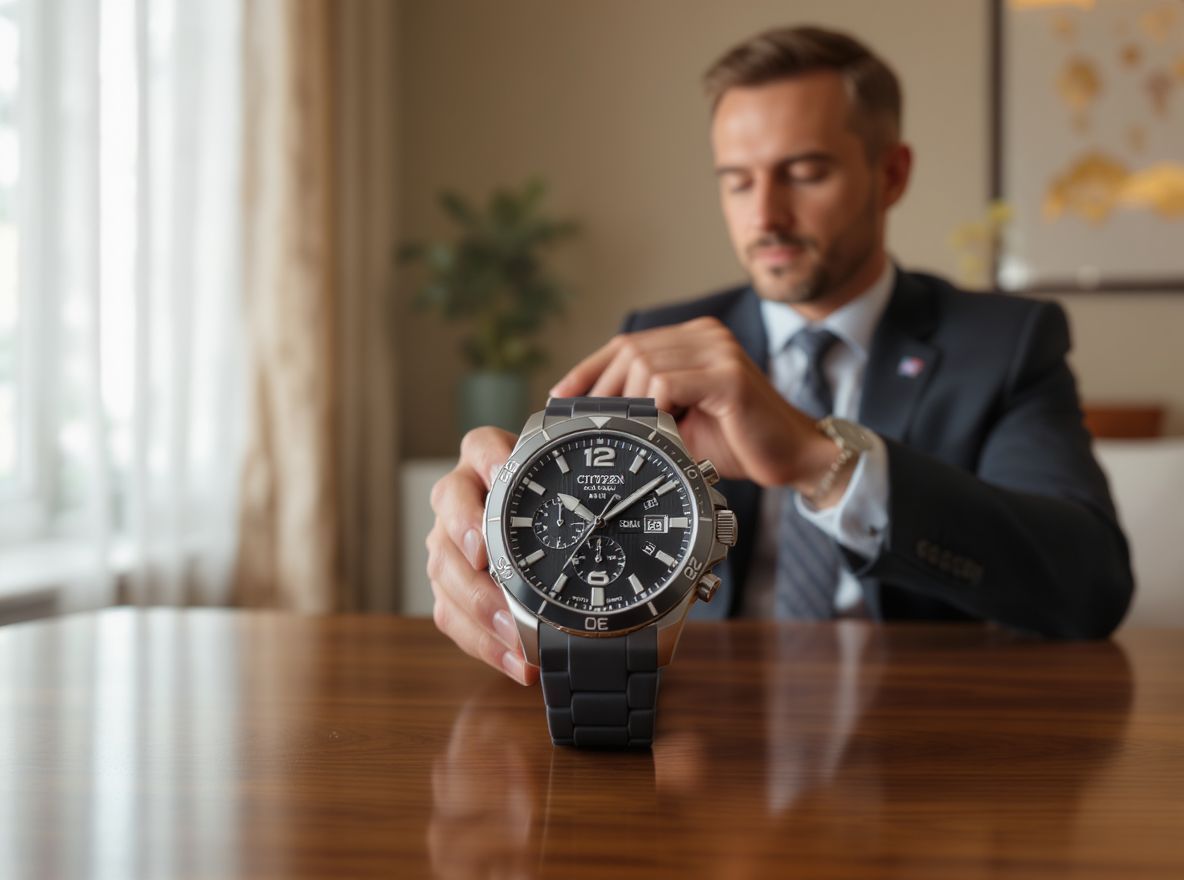 A Citizen Eco-Drive napelemes energiaforrást használ az órákhoz.