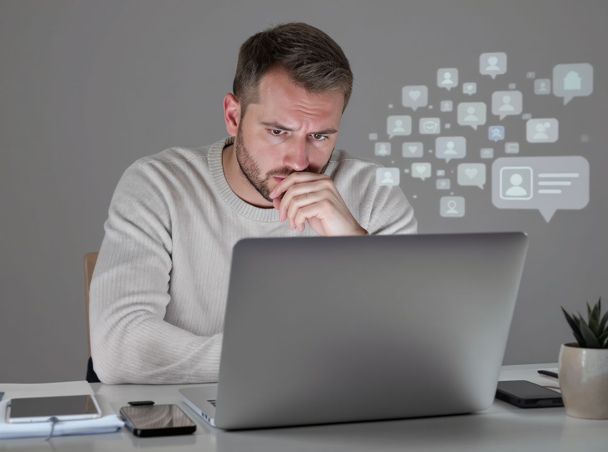 A digitális kapcsolatok izolálhatják a valós érzelmi kötődéseket.