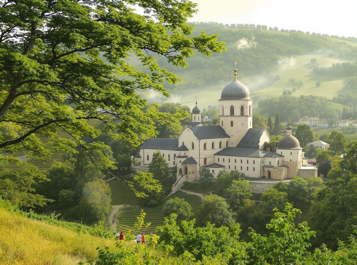 Pannonhalmi Apátság a bencés hagyományok és természet találkozása.